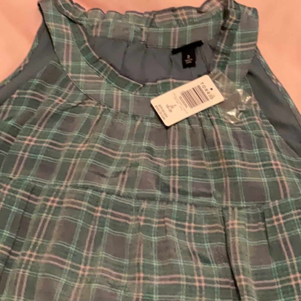 torrid Teal Plaid Halter Midi Dress - Picture 6 of 7